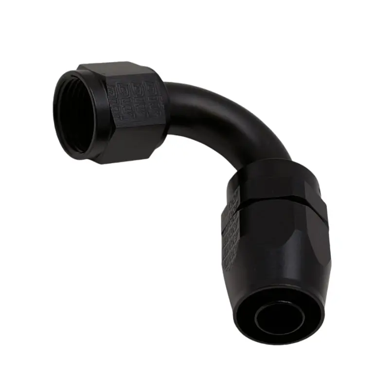 Best Seller DeatschWerks 10AN Female Flare Swivel 120-Degree Hose End CPE - Anodized Matte Black