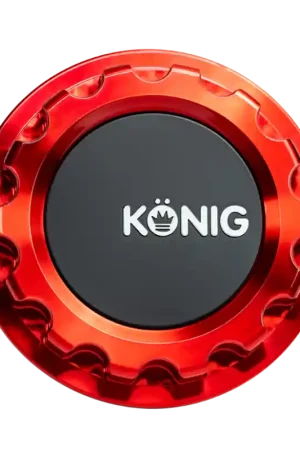 Modern Konig MRK1 Anodized Red Gear Cap w/ Logo