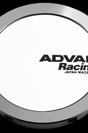 Advan 73mm Full Flat Centercap - White/Silver Alumite Grab Now