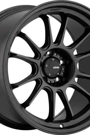 Hot Picks Konig Hypergram 18x12 5x114.3 ET20 Matte Black Wheel