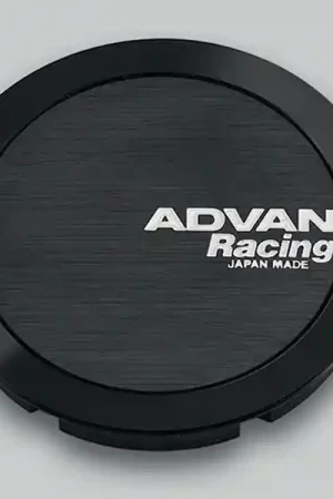 Advan Full Flat 63mm Centercap - Black In Demand