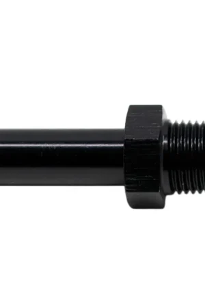 Genuine DeatschWerks 1/8in NPT Male Thread 5/16in Hose Barb - Anodized Matte Black