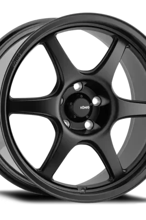 Konig Hexaform 17x8 5x112 ET40 Matte Black Money Back Guarantee