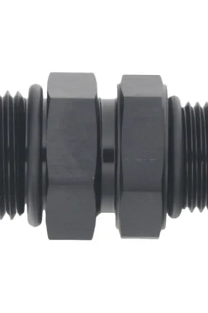 DeatschWerks 8AN ORB Male to 10AN ORB Male Swivel Adapter - Anodized Matte Black Direct From Manufacturer