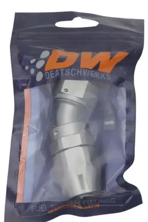 Affordable DeatschWerks 10AN Female Swivel 30-Degree Hose End CPE - Anodized Titanium