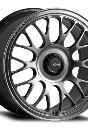 Top Pick Konig MRK1 17X8 4X100 ET40 Hyper Carbon - Gloss Black Gear Cap/Logo/Cover Plate