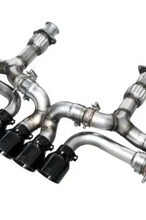 AWE 2023 C8 Corvette Z06 SwitchPath Cat-Back Exhaust - Diamond Black Tips Latest