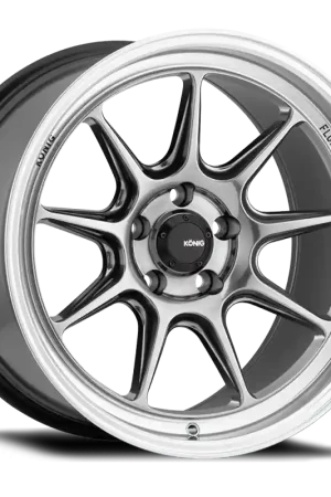 Sale Konig Countergram 18x8.5 5x112 ET43 Hyper Chrome / Machined Lip