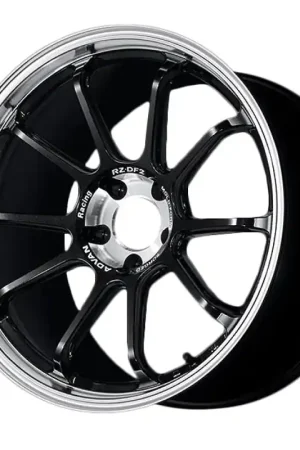 No Minimum Order Advan RZ-DF2 19x9.5 +22 5x120 Diamond Cut & Racing Titanium Black Wheel