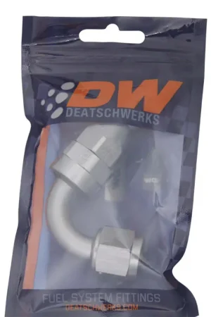 DeatschWerks 8AN Female Flare Swivel 120-degree Hose End - PTFE Original
