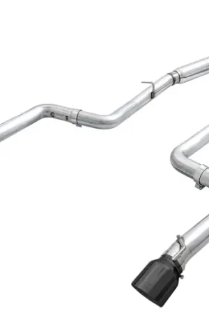 Premium AWE Tuning 2017+ Dodge Charger 5.7L Track Edition Exhaust - Diamond Black Tips