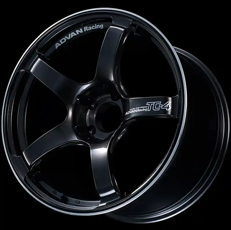 Advan TC4 18x9.5 +12 5-114.3 Racing Black Gunmetallic and Ring Wheel Buy Today