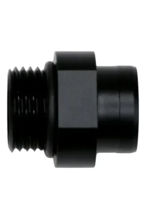 Free Shipping DeatschWerks 8AN ORB to S387 Pre-Filter Sock Adapter - Anodized Matte Black