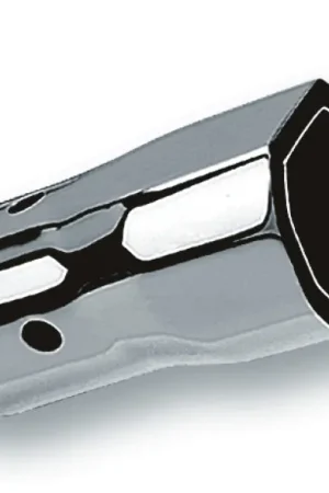 Borla 2.25in Inlet 3.38in x 3.0in Square Angle Cut Phantom x 6.5in Long Universal Exhaust Tips Worldwide Shipping