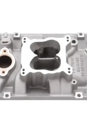 Edelbrock 96-17 Chevy 4.3 V6 Vortec Marine Engine Performer Series Intake Manifold w/8 Bolts Time-Limited