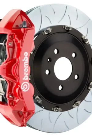 Fast Shipping Brembo 18+ SQ5 (FY) Front GT BBK 6 Piston Cast 405x34 2pc Rotor Slotted Type-3-Red