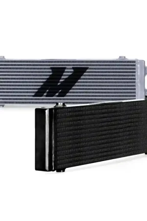 Mishimoto Universal Large Bar and Plate Dual Pass Black Oil Cooler Modern