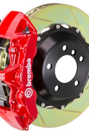 Reduced Price Brembo 08-13 IS-F Front GT BBK 6 Piston Cast 380x32 2pc Rotor Slotted Type-1-Red