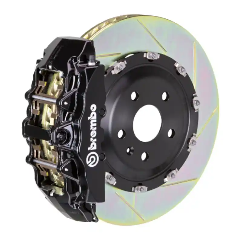 Brembo 23+ Z (RZ34) Front GT BBK 6 Piston Cast 380x34 2pc Rotor Slotted Type-1-Black New Arrival