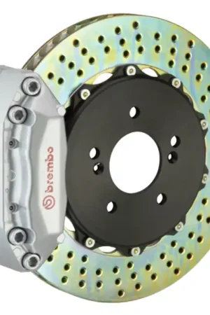 Brembo 90-01 Integra Front GT BBK 4 Piston Cast 2pc 328x28 2pc Rotor Drilled-Silver Factory Price