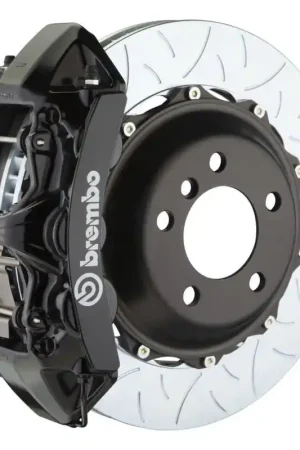 Brembo 05-14 Mustang GT Excl non-ABS Equipped Fr GT BBK 6Pist Cast 380x32 2pc Rtr Slot Type3-Black Factory Price