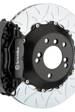 Brembo 05-08 7-Series (After 3/5 Prod) Rear GT BBK 4 Pist Cast 345x28 2pc Rotor Slotted Type3-Black Don’t Miss Out