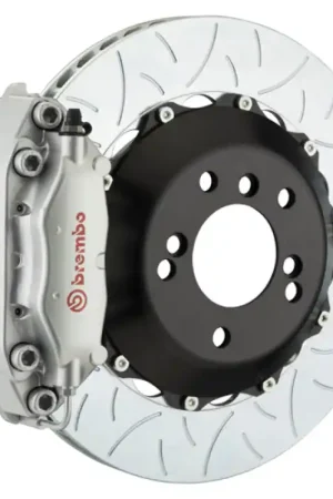 Reduced Price Brembo 22+ GR86 Rear GT BBK 4 Piston Cast 345x28 2pc Rotor Slotted Type3-Silver