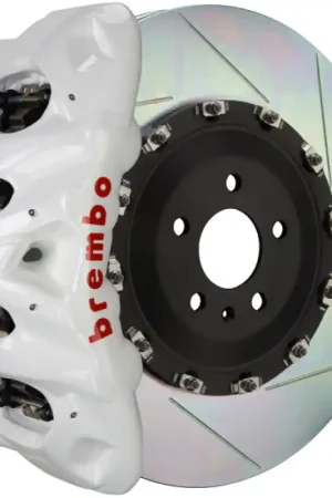 Brembo 15-21 WRX (VA) Front GT BBK 4 Piston Cast 326 x30 1pc Rotor Slotted Type-1- White Special Discount
