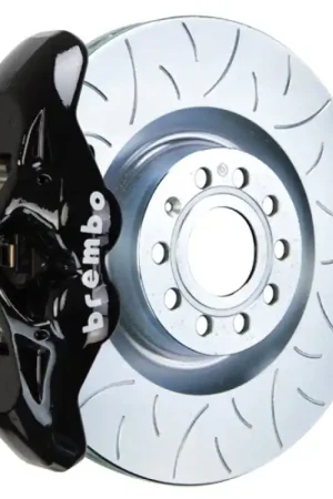 Brembo 05-10 Jetta GLI Front GT BBK 4 Piston Cast 345x30 1pc Rotor Slotted Type3-Black Editor’s Pick