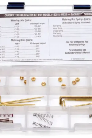 Deal Edelbrock Calibration Kit for 1825/1826