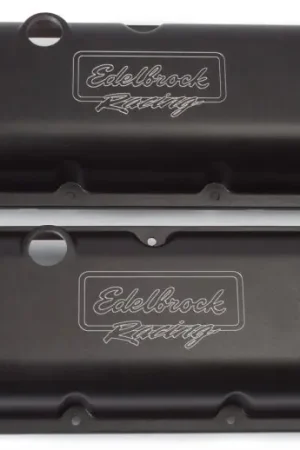 Edelbrock Valve Cover Victor Series Chevrolet 1965 and Later 396-502 V8 Low Black Weekend Sale