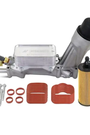 Low Price Mishimoto 12-18 Jeep Wrangler JK Aluminum Oil Filter Housing 3.6L