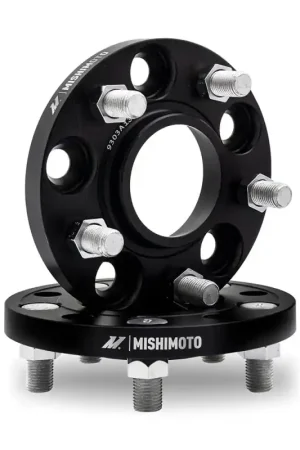 Mishimoto Wheel Spacers - 5x114.3 - 66.1 - 20 - M12 - Black Special Offer