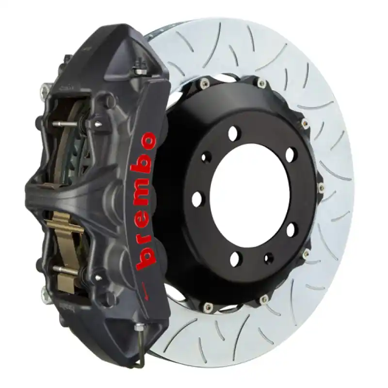 Brembo 96-05 550/575 (Excl. GTC) Fr GTS BBK 6 Piston Cast 380x34 2pc Rotor Slotted Type3-Black HA Limited Edition