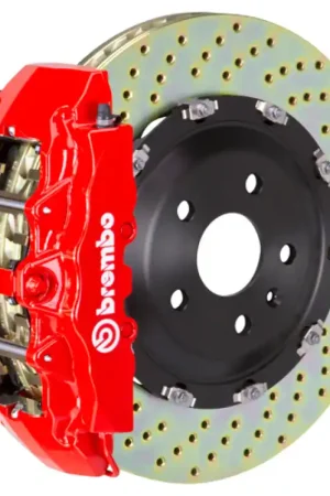 Brembo 16 C450 AMG/17-21 C43 AMG Front GT BBK 6 Piston Cast 380x34 2pc Rotor Drilled-Red Trusted Brand