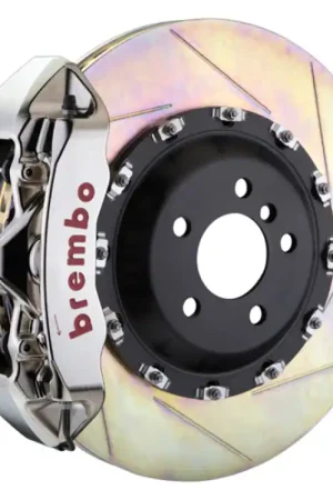 Big Sale Brembo 12-14 ML550 Front GTR BBK 6 Piston Billet 411x34 2pc Rotor Slotted Type1-Nickel