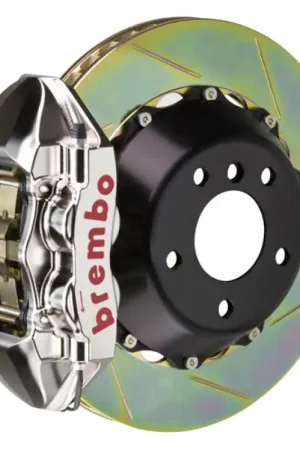 Brembo 07-15 Q7 (4L) Rear GTR BBK 4 Piston Billet380x28 2pc Rotor Slotted Type-1- Nickel Plated Best Price