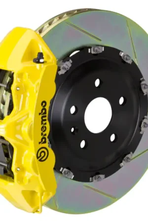 Brembo 17-23 E300/E350 Sedan (Excl 4MATIC) Fr GT BBK 6Pis Cast 380x34 2pc Rtr Slot Type1-Yellow Bargain