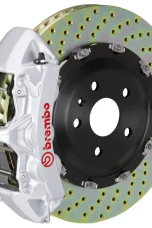 Today Only Brembo 08-13 M3/11-12 1M Front GT BBK 6 Piston Cast 365x34 2pc Rotor Drilled-Silver