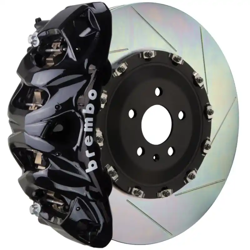 Brembo 15-20 F150 2WD/4WD (Excl Raptor)Fr GT BBK 8Pis Cast 412x38 2pc Rotor Slotted Type1-Black Sale
