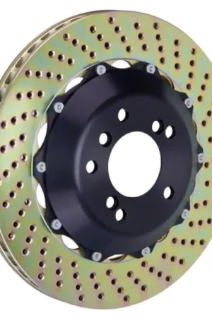 Brembo 03-12 DB9/06-11 V8 Vantage Rear 2-Piece Discs 328x28 2pc Rotor Drilled Buy Online