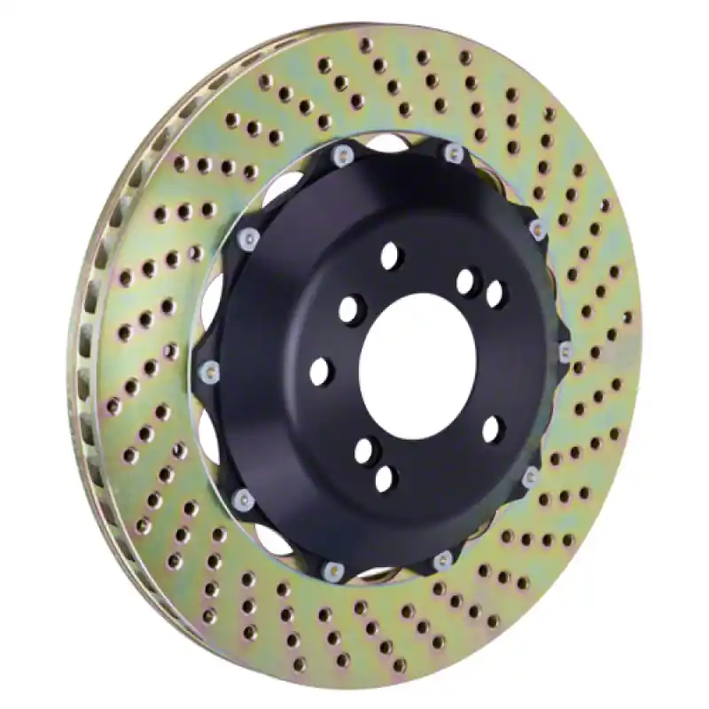 Brembo 03-12 DB9/06-11 V8 Vantage Rear 2-Piece Discs 328x28 2pc Rotor Drilled Buy Online