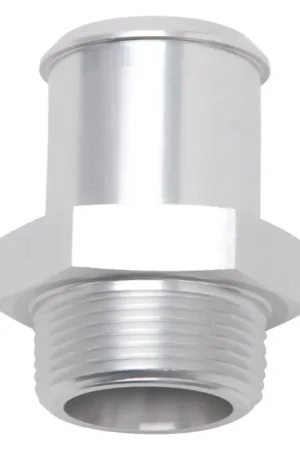 Budget Edelbrock Hose End Straight 3/8In NPT to 5/8In Barb Clear Anodize