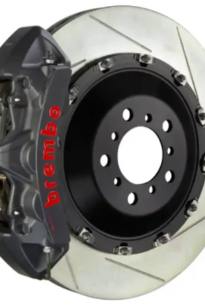 Brembo 2023 Volkswagen Tiguan R (Mk2) Front GTS BBK 6-Piston 405x34 2-Piece Rotors Slotted - Black H Best Price
