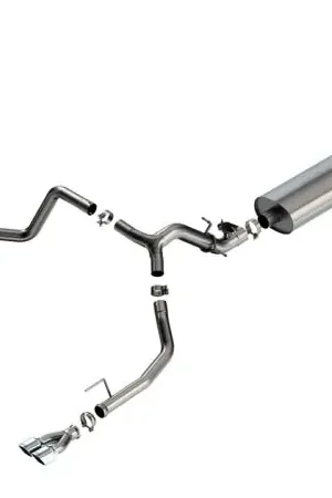 Get Yours Borla 2024 Chevy Silverado 1500 6.2L V8 Touring Catback Exhaust w/ Simulator - Chrome