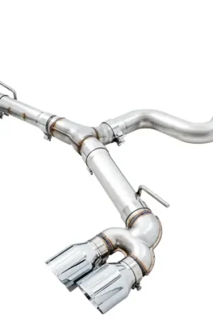 Cheap AWE Tuning Mk7 Golf R Track Edition Exhaust w/Chrome Silver Tips 102mm