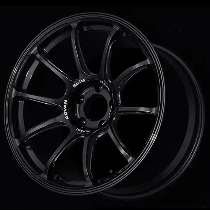 Instant Buy Advan RZ-F2 18x9 +45 5-114.3 Racing Titanium Black Wheel