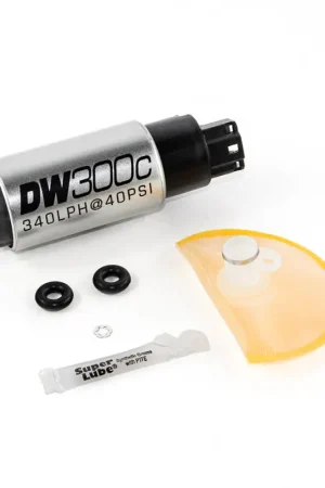Price Drop DeatschWerks 340lph DW300C Compact Fuel Pump w/ 07-13 Holden Commodore Set Up Kit (w/o Mount Clips)