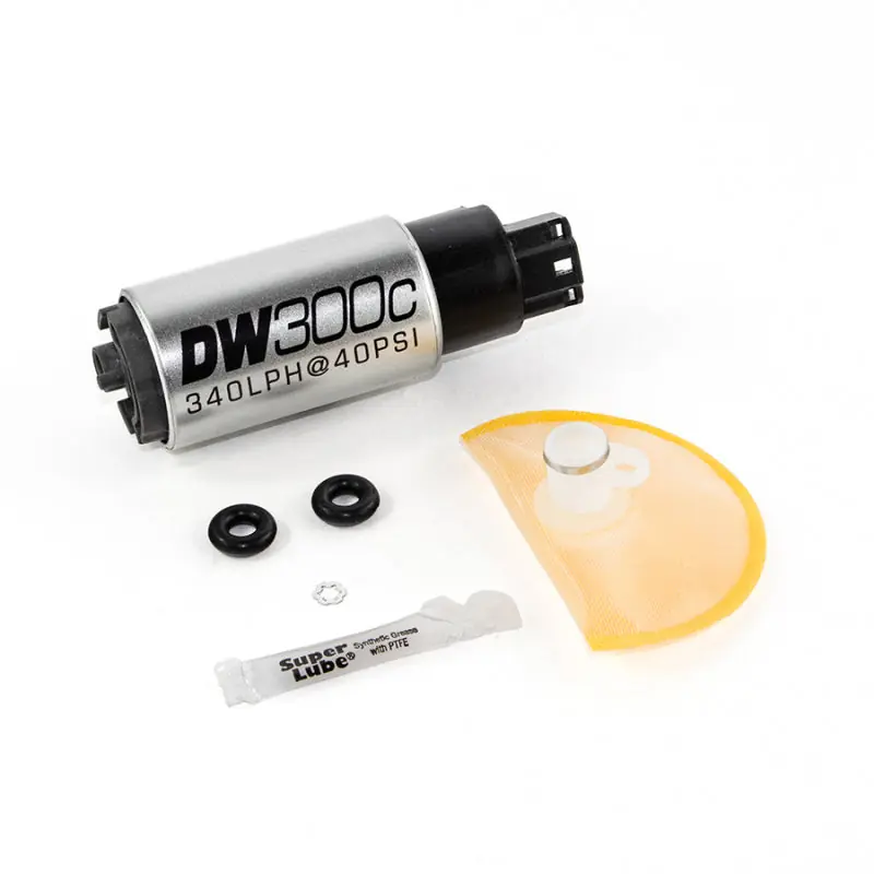 Price Drop DeatschWerks 340lph DW300C Compact Fuel Pump w/ 07-13 Holden Commodore Set Up Kit (w/o Mount Clips)