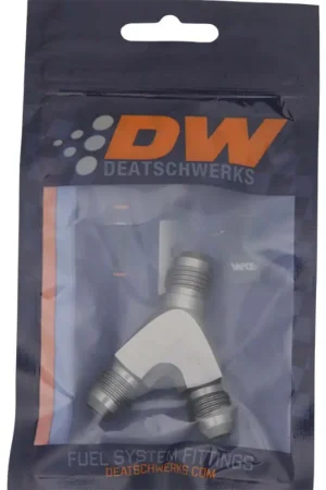 DeatschWerks 6AN Male Flare + 6AN Male Flare to 6AN Male Flare Y Block Fitting Best Choice